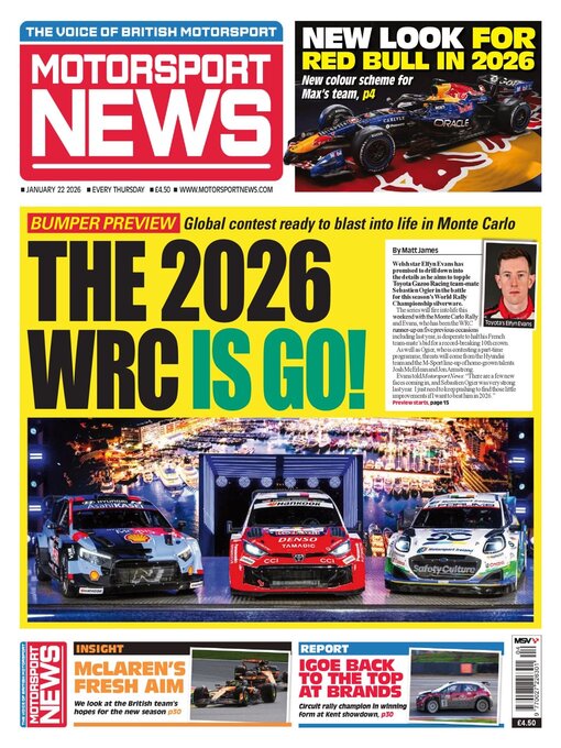 Title details for Motorsport News by Kelsey Publishing Ltd - Available